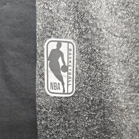 NBA Gray Jogger Sweatpants Classic Comfort - Picture 4 of 9